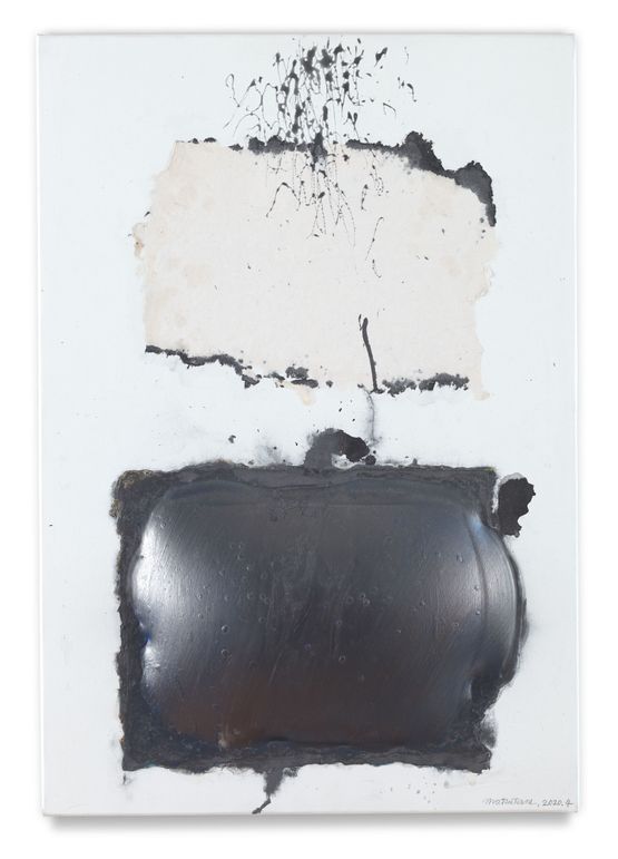 On a Knoll - 2020.6 by Takesada Matsutani contemporary artwork Painting