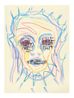 Face and Mask 11 by Carlos Amorales contemporary artwork Works on Paper
