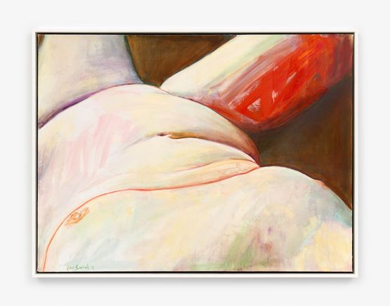 White skin by Joan Semmel contemporary artwork Painting