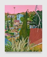 A Falling Pink Dusk Hahamogna by Manuel Lopez contemporary artwork painting