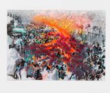 Bengasi by Philipp Furhofer contemporary artwork drawing painting