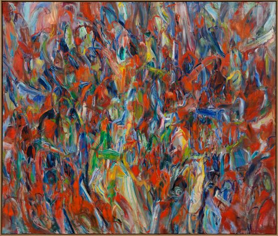 Underground II by Sabine Moritz contemporary artwork Painting