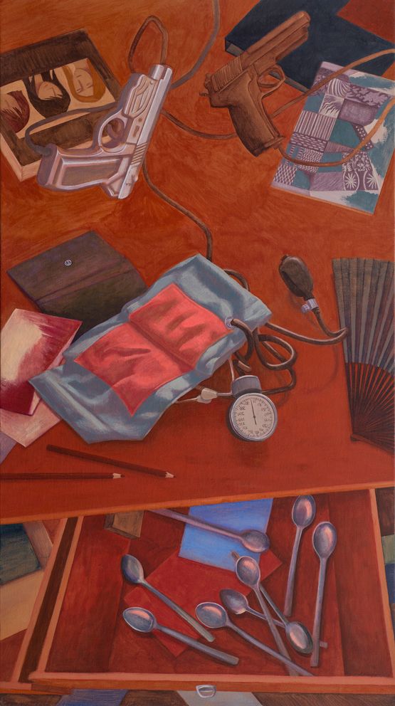 Desk by Gao Yuan contemporary artwork Painting