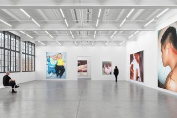 Contemporary art exhibition Steven Shearer The Golden Recline at Galerie Eva Presenhuber Maag Areal Zurich Switzerland