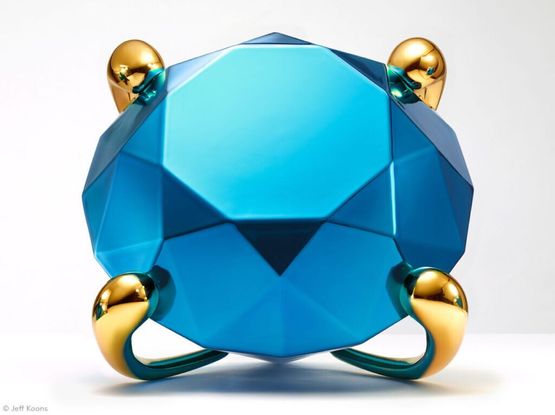 Diamond Blue by Jeff Koons contemporary artwork Sculpture