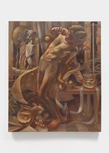 Balthus II by Fischer Mustin contemporary artwork painting