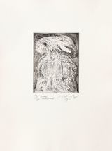 Vieil innocent by Pierre Alechinsky contemporary artwork print