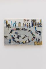 Nunca he trabajado en una oficina by David Macho contemporary artwork painting