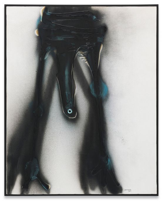 Autorattristatrice by Carol Rama contemporary artwork Painting