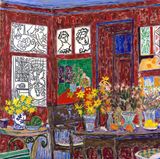 Matisses Studio in Vence by Damian Elwes contemporary artwork painting