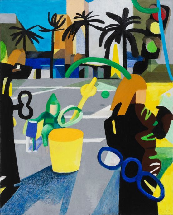 Chuck Palabniuks Christmas by Miao Miao contemporary artwork Painting