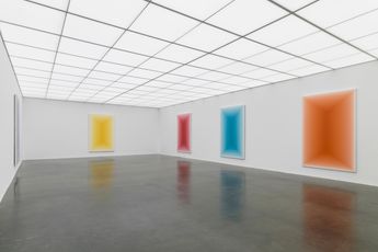 Contemporary art exhibition Wang Guangle Six Colors at Beijing Commune China