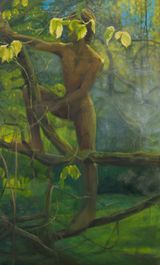 Climber II by Jake Grewal contemporary artwork painting works on paper