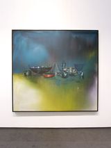 Landscape I by Subodh Gupta contemporary artwork painting works on paper