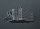 Modernist Facades for New Nations Proposition 2 by Sahil Naik contemporary artwork painting works on paper