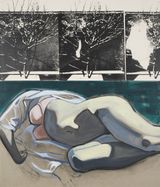 Winter Terrace by David Salle contemporary artwork mixed media