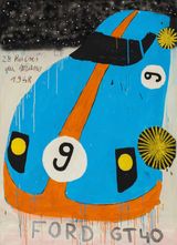 Ford gt40 by Gabrielle Graessle contemporary artwork painting