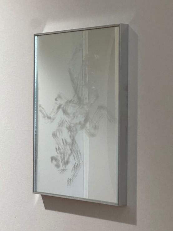 Rehearsed Mirrored Falling 3 by Isaac Chong Wai contemporary artwork Sculpture