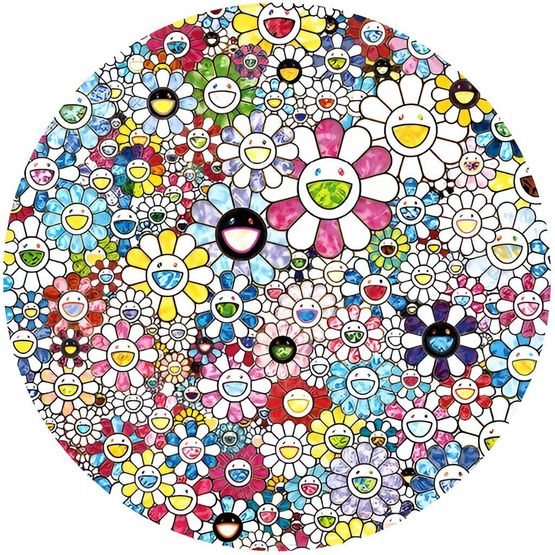 Celestial Flowers by Takashi Murakami contemporary artwork Print