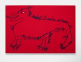 Blue Headed by Cameron Platter contemporary artwork painting works on paper
