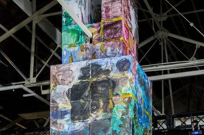 Zhang Enli. Colourful Tower The Bridge 8 Shanghai 2017