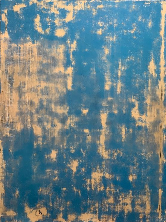 Overlaid Series No. 24-100-07 by Kim Deok Han contemporary artwork Painting