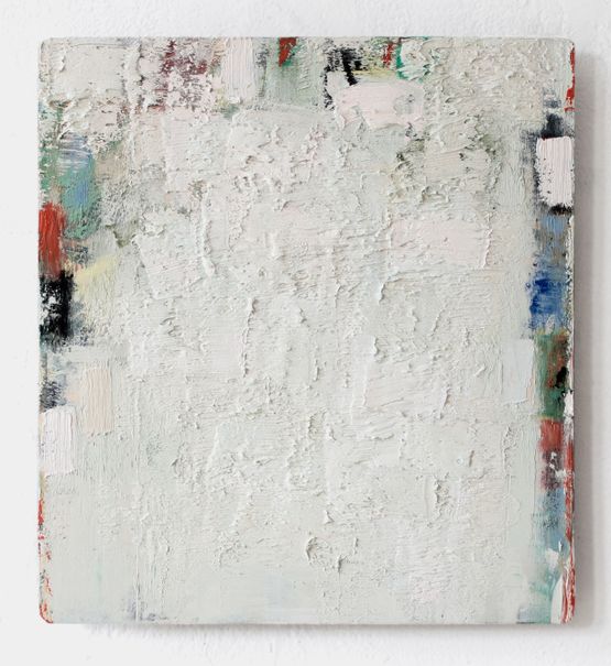 White  Malachite Blue Green Orange Black - III by Peter Tollens contemporary artwork Painting