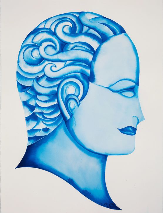 Aus Den Wellen by Sebastian Gogel contemporary artwork Painting