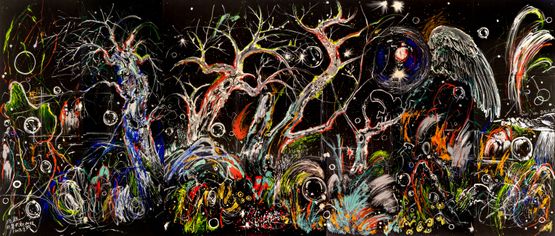 Alchemists Forest by Sun Xun contemporary artwork Painting