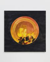 Fire Circle by Oscar Tuazon contemporary artwork works on paper
