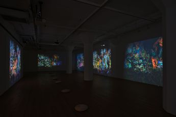 Contemporary art exhibition Wang Chen Touching Red at Arario Gallery Shanghai China