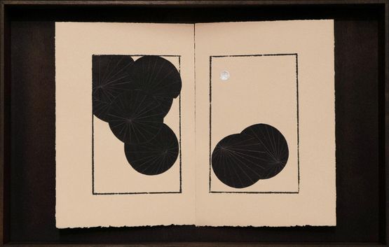 Friendship under the Moonlight by Han Mengyun contemporary artwork Works on Paper