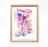 Human Beast Ghost by Wang Haiyang contemporary artwork painting works on paper
