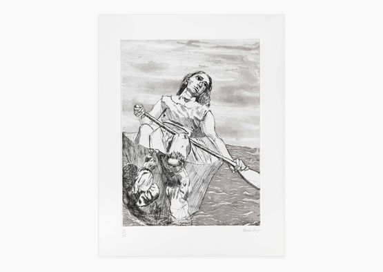 Steering the Boat by Paula Rego contemporary artwork Print