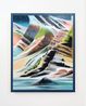 One eighth of an Iceberg is above the water. All of the rest is underneath the water. by Liane Chu contemporary artwork Painting