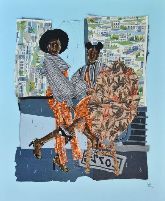 CHILDLIKE JOY by Michael Gah contemporary artwork Textile