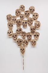 Marked Men by Fiona Hall contemporary artwork mixed media