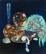 La maree automnale du bleu nocturnale by Jan Van Imschoot contemporary artwork painting