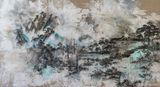 Spirit Mountain Lake by Deborah Mckellar contemporary artwork painting