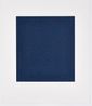 Study in Elliptical Form I Yellow on Indigo by James Hugonin contemporary artwork Painting