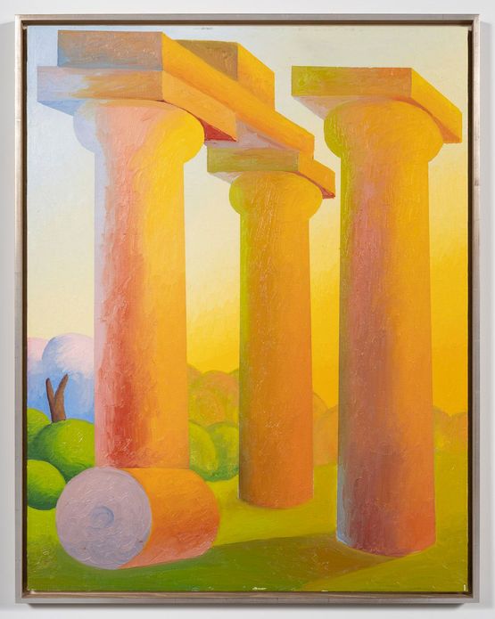 Tre Colonne by Salvo contemporary artwork Painting