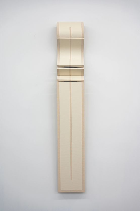 Narrow Ivory Rectangle by Robert Moreland contemporary artwork Painting