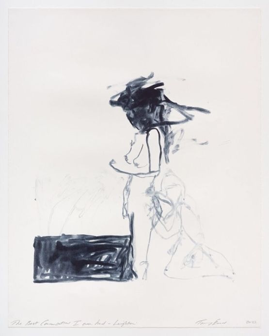 The Best Conversation I ever had - Laughter by Tracey Emin contemporary artwork Print