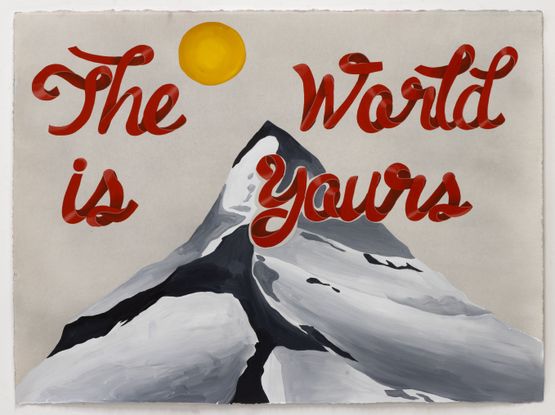 The World is Yours by Joel Mesler contemporary artwork Works on Paper