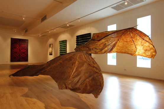 Double Wing by Huang Yong Ping contemporary artwork Sculpture