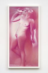 Violet Nude by Sawako Goda contemporary artwork painting