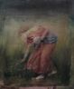 Study for Narcissus after Waterhouse by Jake Wood-Evans contemporary artwork Painting