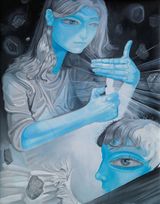 White Light  by Xiong Yu contemporary artwork painting