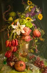Early Fall from the series Earth Laughs with Flowers by David Lachapelle contemporary artwork photography