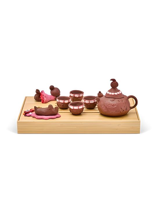 Tea Set by Ayako Rokkaku contemporary artwork Sculpture